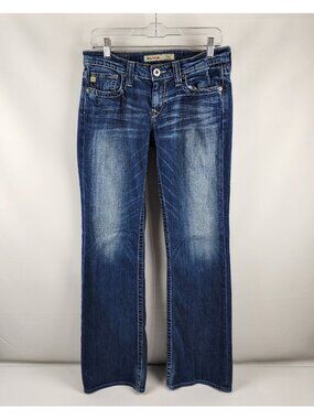 Big Star Jeans Womens 28L Blue Remy Low Rise Bootcut Denim (28x33) USA